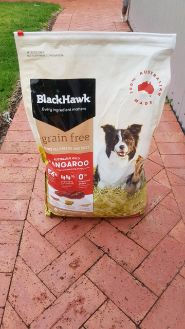 black hawk kangaroo dog food